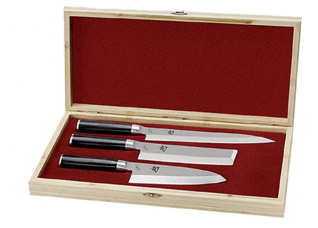 Kershaw Shun Pro Laurent Gras Signature Knife Set (3 pc) Kershaw Carving Sets