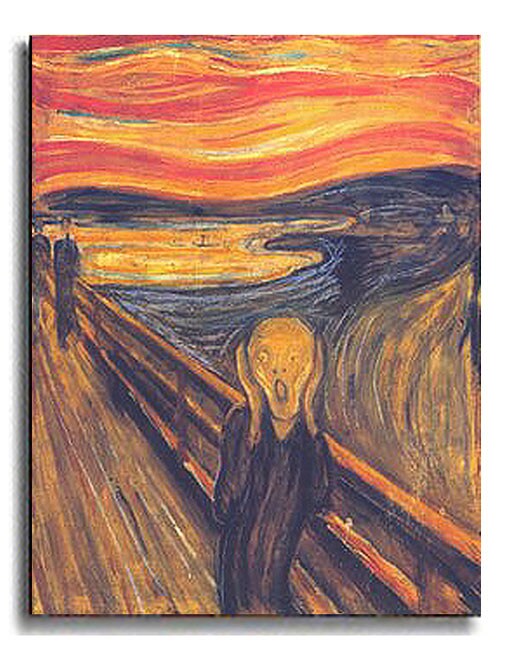 Edvard Munch The Scream Stretched Canvas Art  