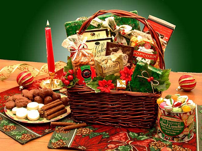 Joy To The Season Holiday Gift Basket  
