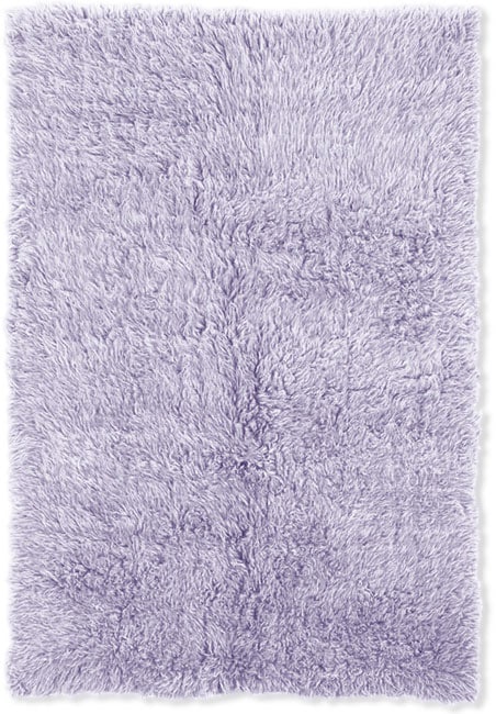 New Flokati Pastel Violet Rug (5 x 8)  