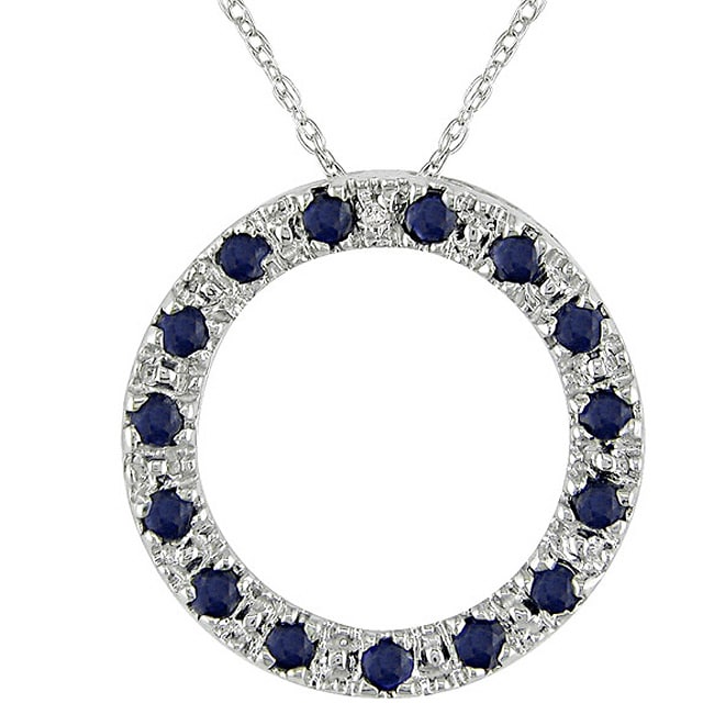 diamond sapphire pendant msrp $ 209 99 today $ 105 99 off msrp 50 %