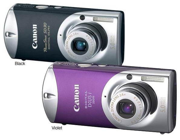 Canon Powershot SD30 ELPH 5.0MP Digital Camera - Overstock™ Shopping ...