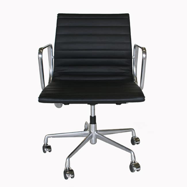 Aluminum Frame and Full Leather Office Chair  