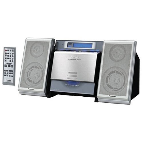 Panasonic SCEN17 CD Stereo Micro Shelf System (Refurbished) Free