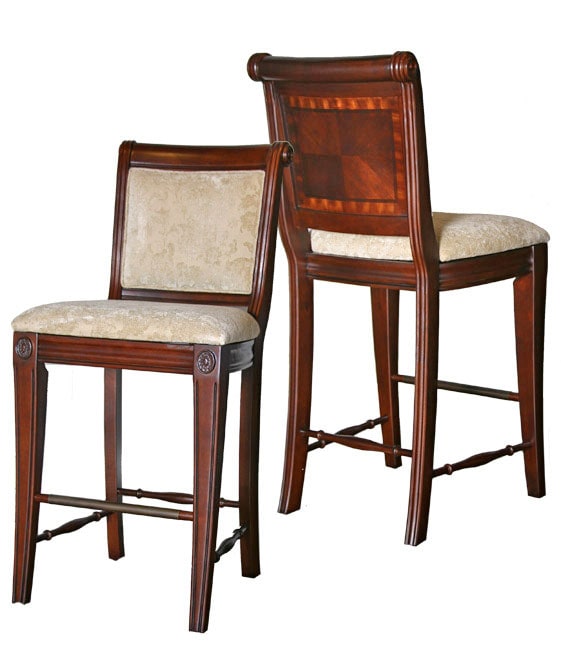 Kathy Ireland St.Pierre 30 inch Barstools (Set of 2)  