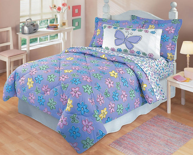 Bedtime Butterfly Comforter and Sheet Set  