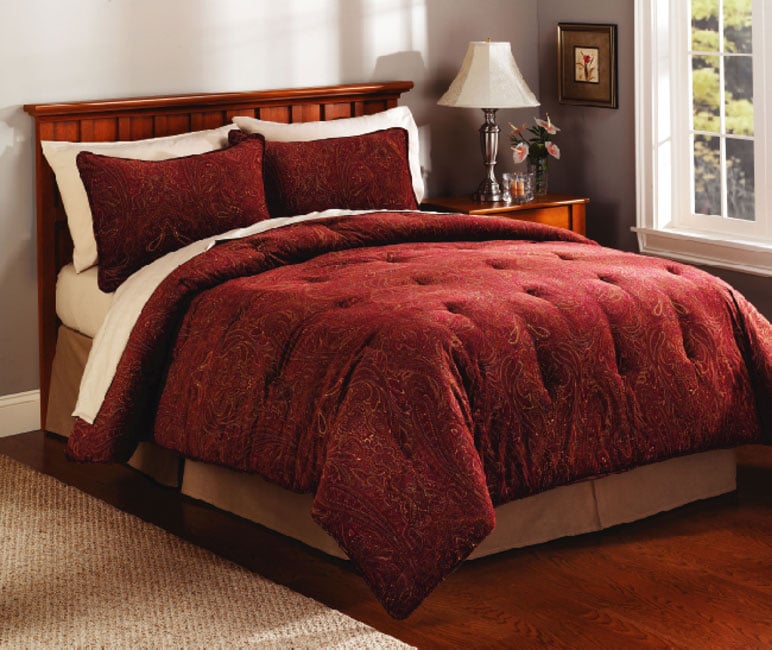 Sahara Fine Wale Corduroy 4 piece Comforter Set