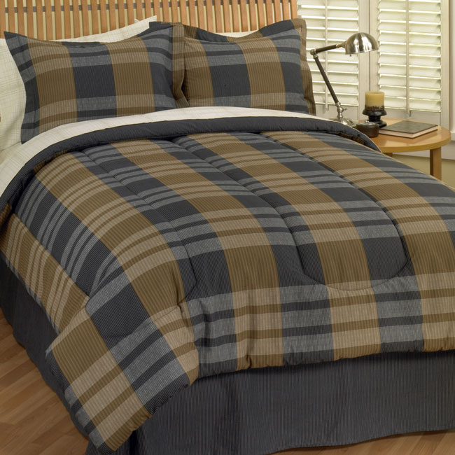 Kenzo Plaid Comforter Set  