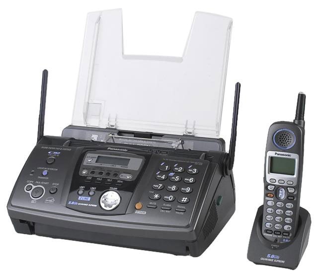 Panasonic KX FG6550B 5.8Ghz 2 Line Fax/ Copier/ Cordless Phone (Refurb 