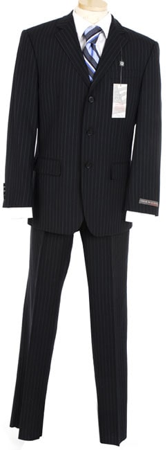 Oscar de la Renta Navy Stripe 2 piece Suit  