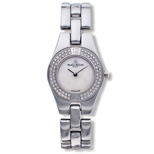 Baume & Mercier Linea 18k White Gold Watch  