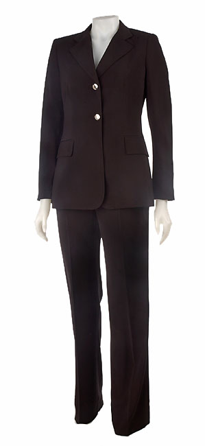 Anne Klein Two Button Womens Suit  