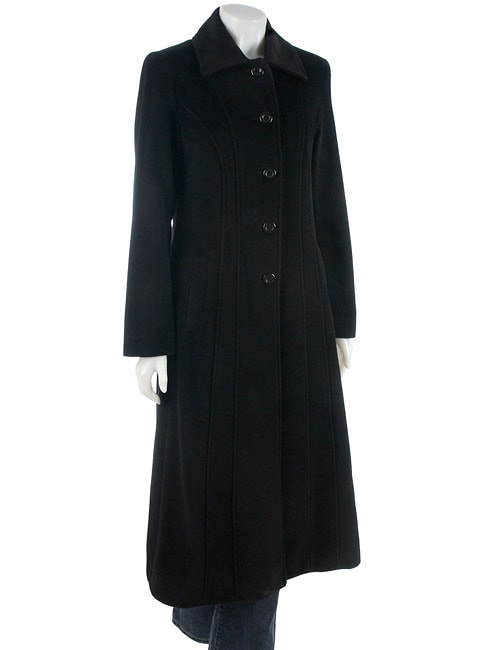 Liz Claiborne Long Wool blend Coat  