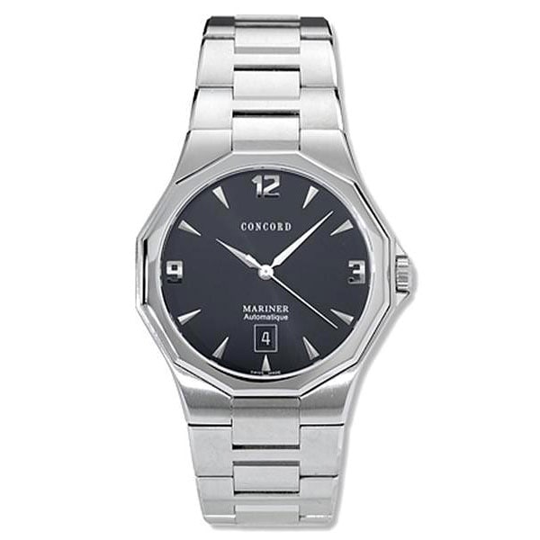 Concord Mariner Mens Black Dial Automatic Watch  