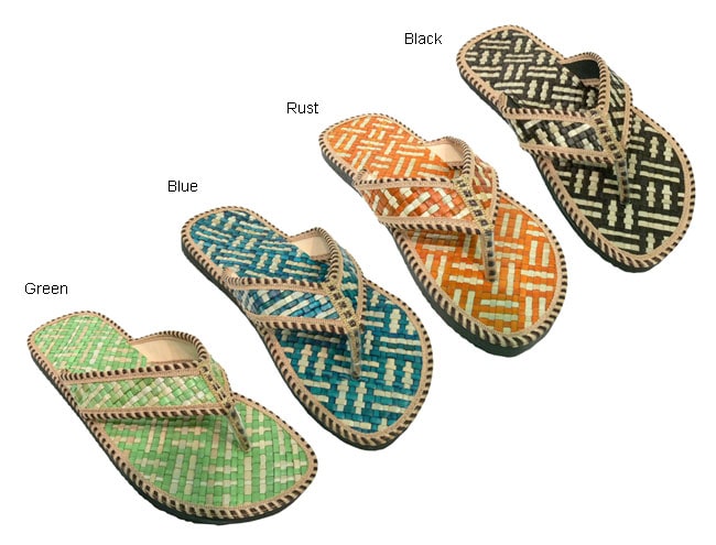 Journee Collection Bamboo Flip flop Sandals  