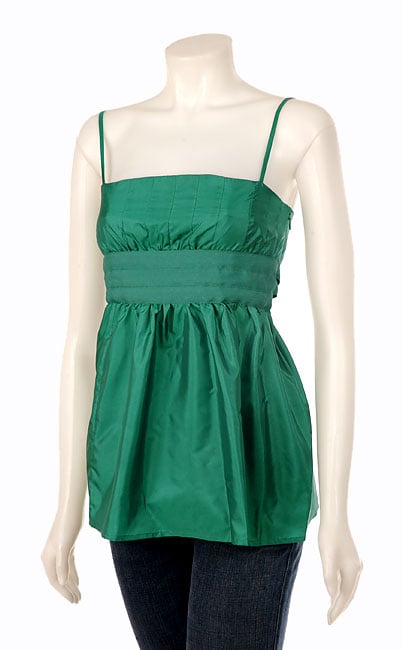 BCBGirls Emerald Green Lolita Babydoll Top  