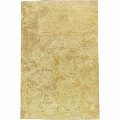 Nourison Hand-tufted Kalahari Beige Wool Rug (3'9 x 5'9) - 3'9" x 5'9"