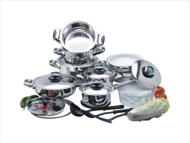 25-piece Surgical Stainless Steel Cookware Set