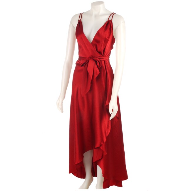 red wrap dress canada