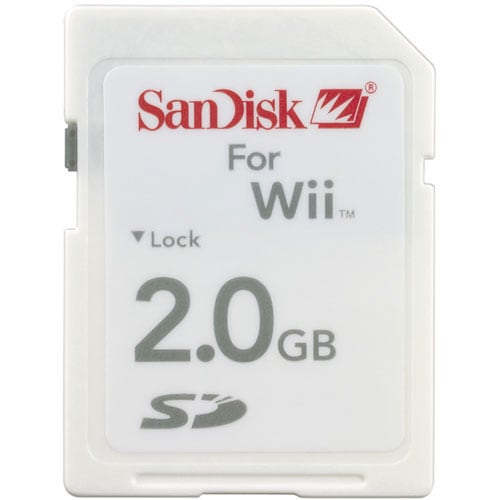 Sandisk 2GB Nintendo Wii Gaming Card  