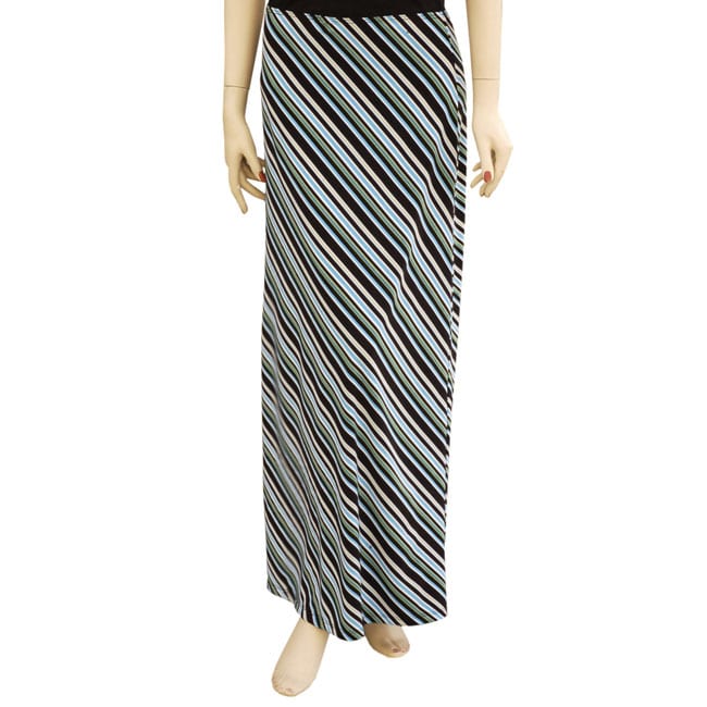 Adi Designs Striped Fashion Skirt  