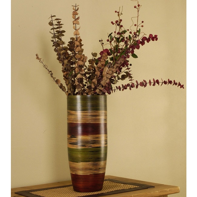 Bamboo Multicolor Vibrant Vase (Vietnam)  