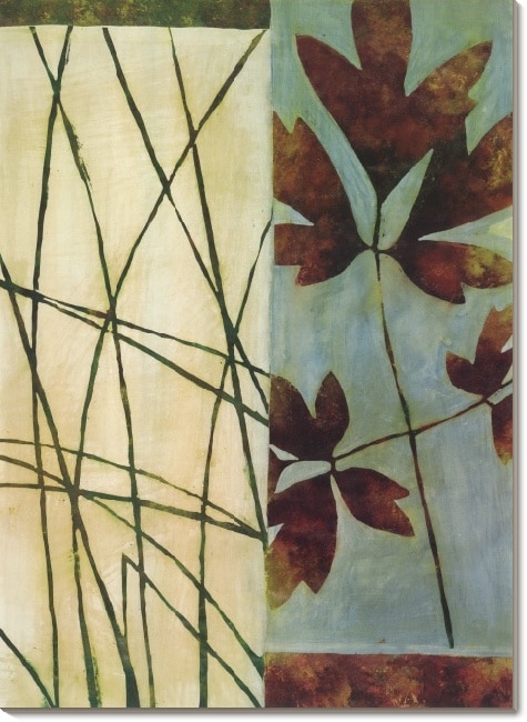 Dominique Gaudin Falling Leaves Canvas Art  