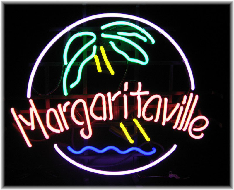 Jimmy Buffetts Margaritaville Neon Bar Sign  