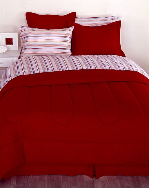 Cherry Red Comforter Set  