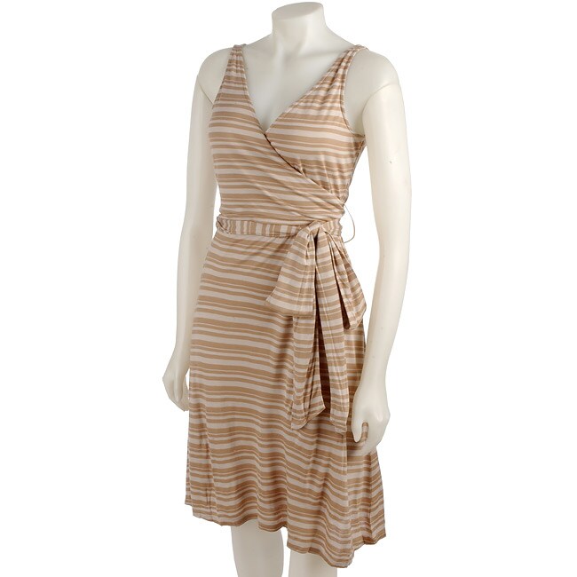 BCBGirls Ariana Striped Jersey Knit Dress   10712708  