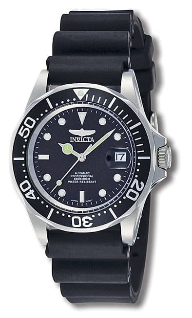 Invicta Men's Men Automatic Pro Diver S2 Black Rubber Automatic Watch