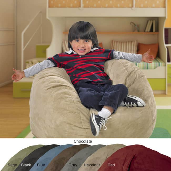 Small Memory Foam Lounge Bag with Removable Cover