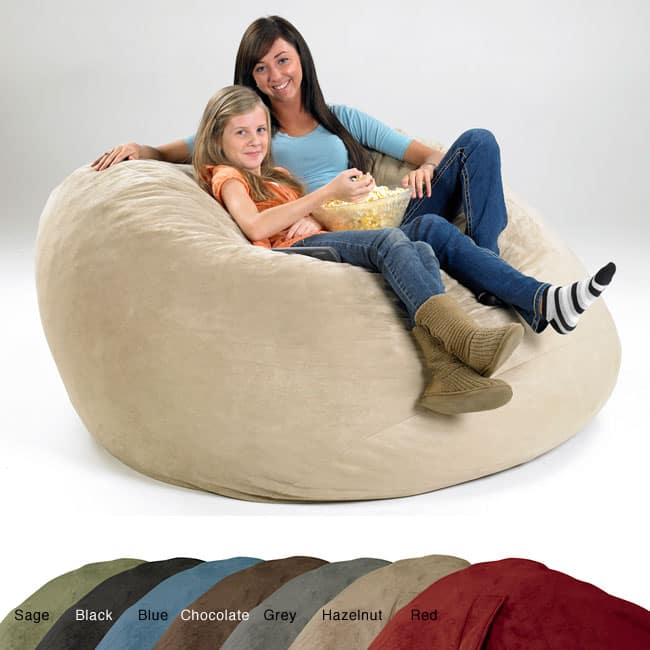 X-large Memory Foam Lounge Bag with Removable Cover