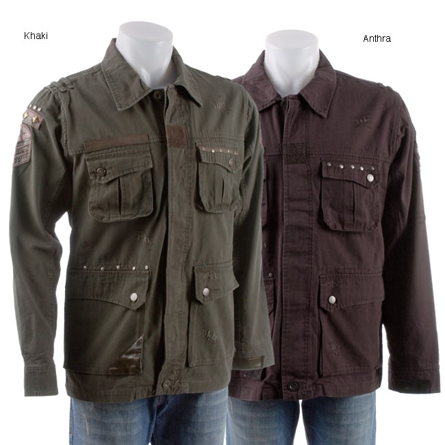 RG512 Men's Canvas Military Jacket Free Shipping Today 10739778