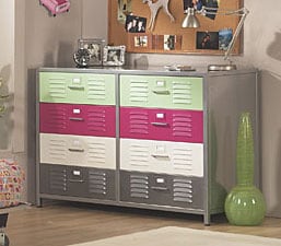 Shop Girl S Locker 8 Drawer Dresser Overstock 2524533