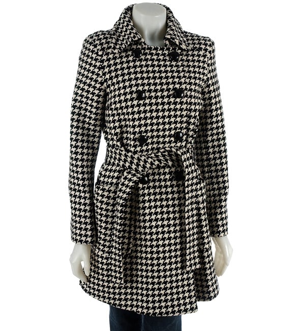 MICHAEL Michael Kors Double breasted Houndstooth Coat  