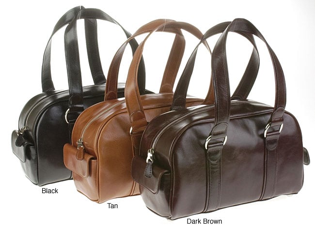Mulholland Brothers Leather Bowling Bag Free Shipping Today Mulholland Brothers Leather Bowling Bag