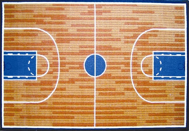 Basketball Court Rug