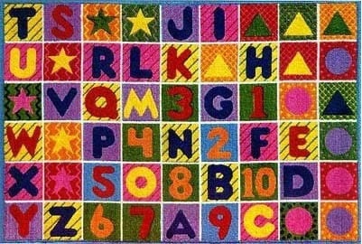 Numbers and Letters Rug (33 x 410)  