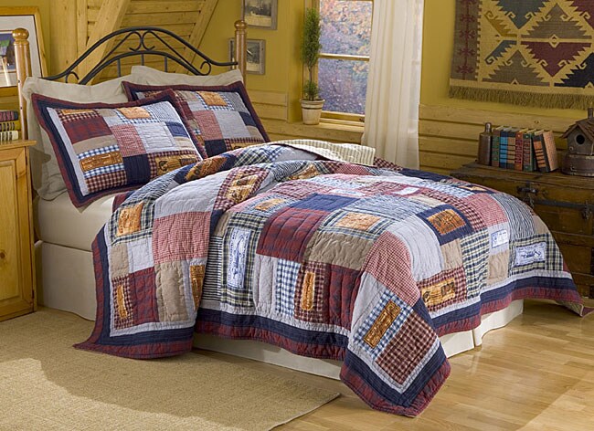 Columbia Vintage Lure Cotton Quilt Set - 10749103 - Overstock.com ...