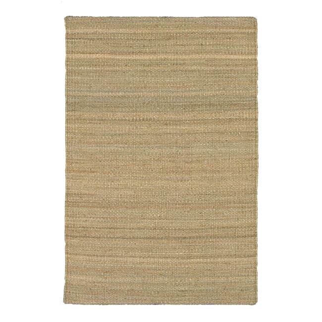 Hand-woven Transitional Natural Jute Rug (8' Square)