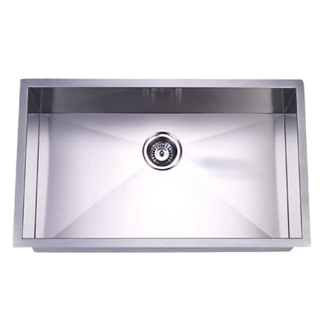 Undermount Single Bowl 32-inch Stainless Steel Kitchen Sink