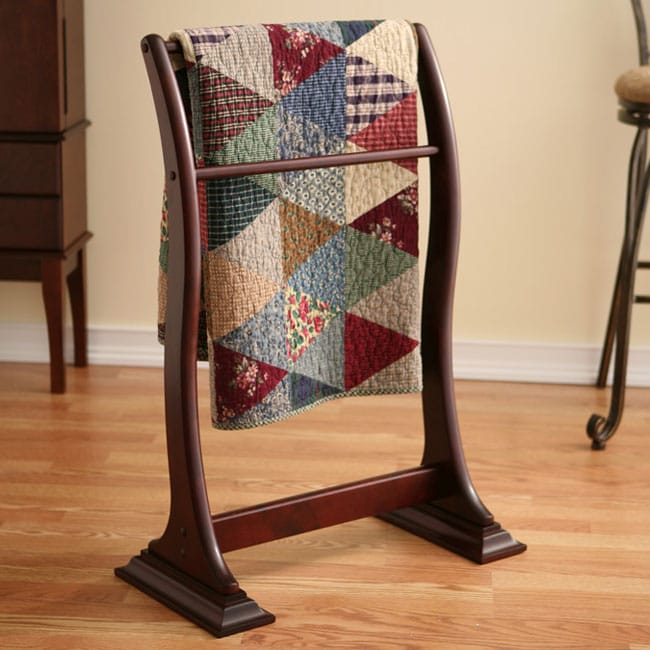 Shop Transitional Mahog   any Blanket/ Quilt Rack - Free 