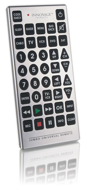 Innovage Jumbo Universal Remote Control - 10766498 - Overstock.com ...