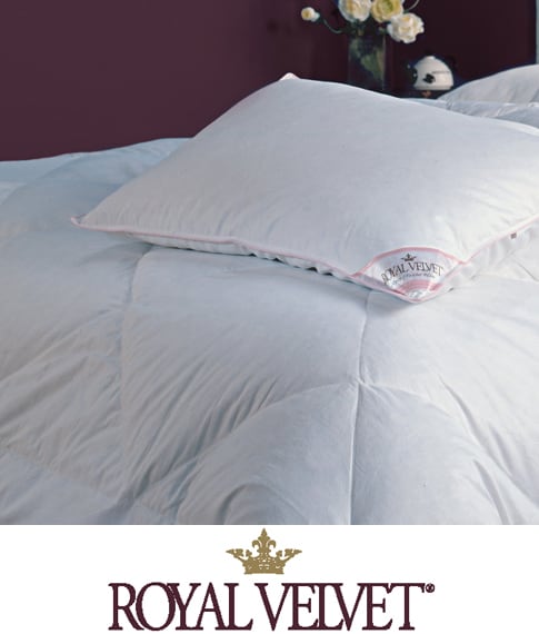 royal velvet down pillows