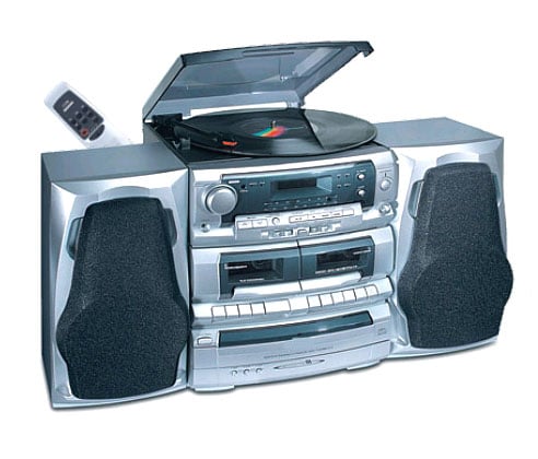 disc CD/ AM/FM Radio/ Turntable Boombox  