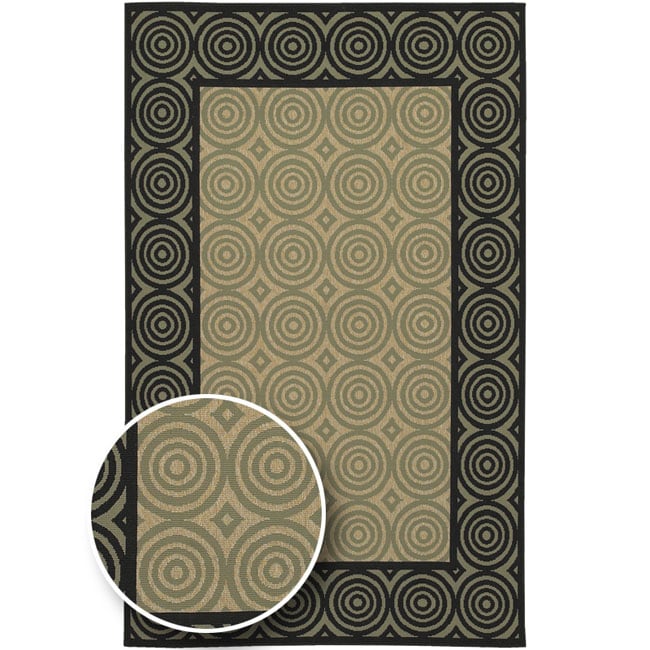 Cafe Series Indoor/ Outdoor Area Rug (89 x 129)