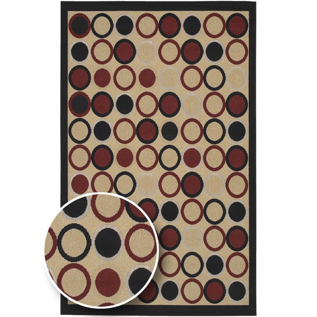 Cafe Series Indoor/ Outdoor Area Rug (89 x 129)