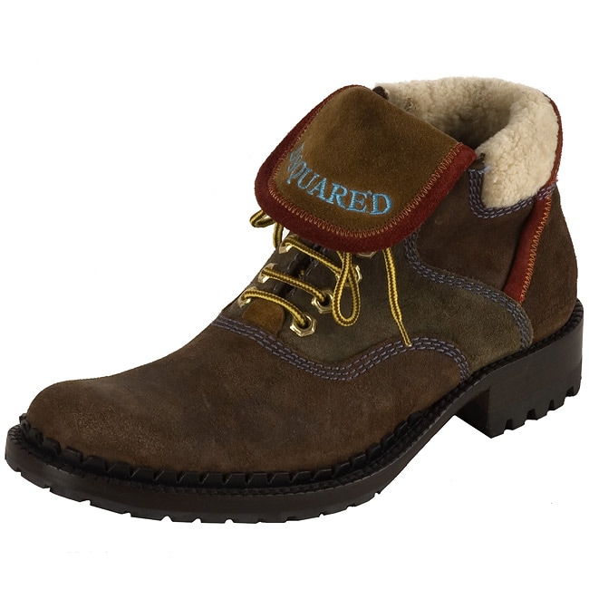 DSquared Suede Mens Hiking Boots  