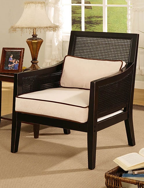 Wicker Plush Arm Chair  